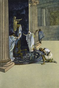 Orestes es ordenado por Apolo a ir a Tauris y llevar la estatua de Artemisa a Atenas