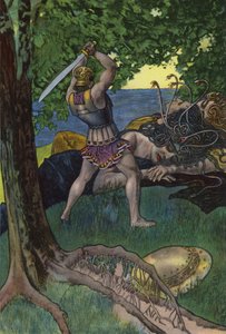 Perseo cortando la cabeza de Medusa de Artus Scheiner