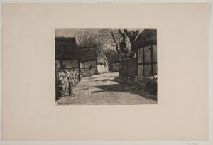Una calle del pueblo
