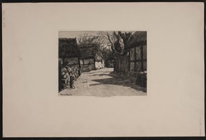 Una calle de pueblo de Arvid Aae