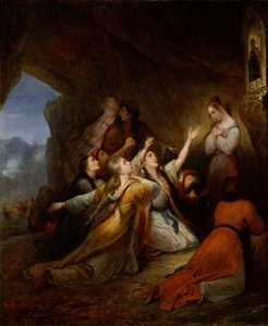 Mujeres Griegas Implorando a la Virgen de la Asistencia, 1826 de Ary Scheffer
