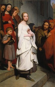 Margarita Saliendo de la Iglesia, 1838