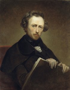 Autorretrato a los 43 años de Ary Scheffer