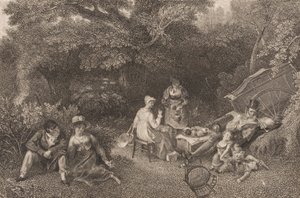 Sin título (picnic) de Asher B. Durand