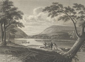 Delaware Water Gap, 1830 de Asher Brown Durand
