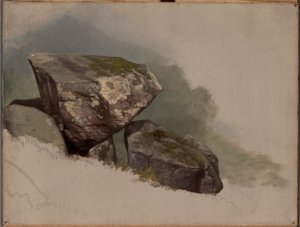 estudio de una roca de Asher Brown Durand