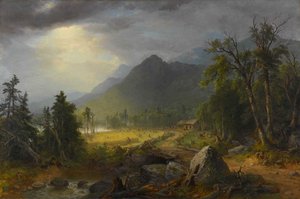 La primera cosecha en el desierto de Asher Brown Durand