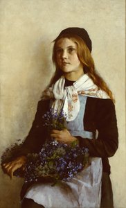 La niña anémona azul (pintura)
