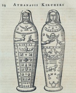 Momias - en “Sphynx mystagoga” de Athanase Kircher