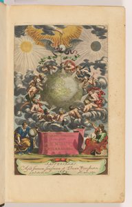 Portada de Mundus Subterraneus de Athanasius Kircher