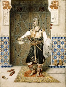 El guardia del harén, 1899 de Attilio Simonetti