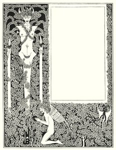 Diseño para la portada de "Salomé" (grabado) de Aubrey (after) Beardsley