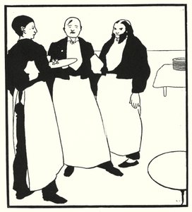 Garçons De Café (grabado) de Aubrey (after) Beardsley