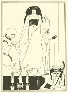 Herodías de Aubrey (after) Beardsley