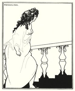 Mesalina regresando del baño de Aubrey (after) Beardsley