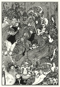 La cueva del bazo (grabado) de Aubrey (after) Beardsley