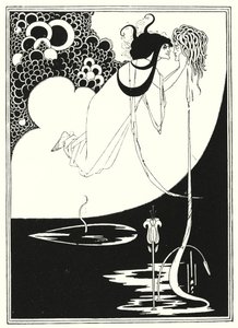 El Clímax (grabado) de Aubrey (after) Beardsley