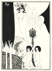 Los ojos de Herodes (grabado) de Aubrey (after) Beardsley