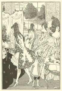 El rapto del mechón de Aubrey (after) Beardsley