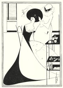 El tocador de Salomé (grabado) de Aubrey (after) Beardsley