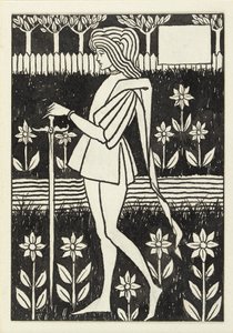 Un paje, 1890s de Aubrey Beardsley