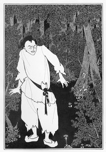 Ali Baba en el bosque de Aubrey Beardsley