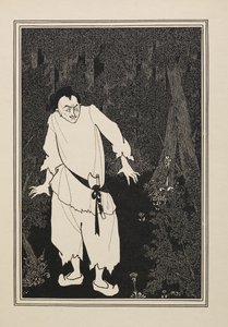 Alí Babá en el bosque, de un Libro de Cincuenta Dibujos de Aubrey Beardsley