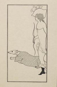 Atalanta, de un libro de cincuenta dibujos de Aubrey Beardsley