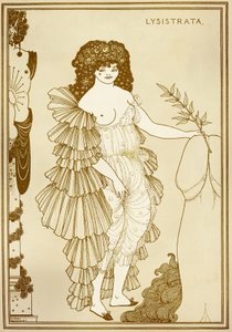 Aubrey BEARDSLEY (1872-1898) ilustración para “Lysistrata” (411 at de Aubrey Beardsley