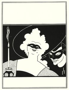 Diseño de portada para "The Yellow Book," Volumen I de Aubrey Beardsley