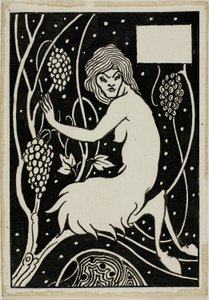 Estudio decorativo: Sátiro de Aubrey Beardsley