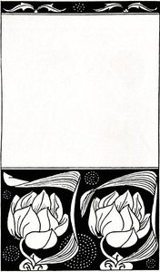 Diseño para la portada de La Mujer Que Hizo, 1914 de Aubrey Beardsley
