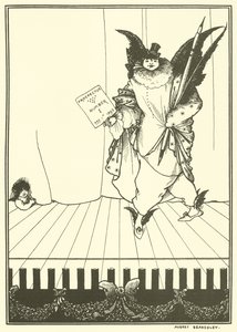 Diseño para el prospecto de The Savoy de Aubrey Beardsley