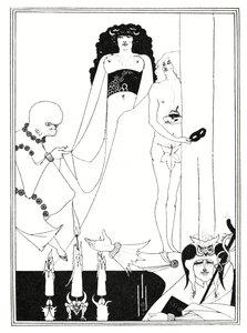 Entra Herodías de Aubrey Beardsley