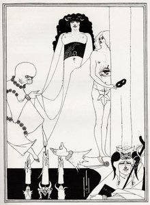 Entra Herodías de Aubrey Beardsley