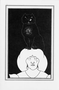 Ilustración para la historia El gato negro de Edgar Allan Poe, 1894-1895 de Aubrey Beardsley