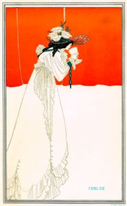 Isolda bebiendo el filtro de amor por Aubrey Beardsley (1872-1898) después de la ópera de Richard Wagner Tristán e Isolda - leyenda celta artúrica - Art Nouveau - cromolitografía W. Griggs, The de Aubrey Beardsley