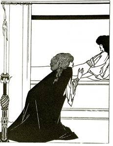 El amor, c.1894 de Aubrey Beardsley