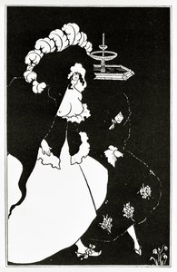 Messaline y compañero regresando de un burdel, c.1894 de Aubrey Beardsley