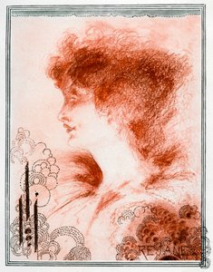 Retrato de una mujer, 1898 de Aubrey Beardsley