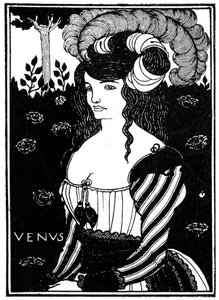 Retrato de una mujer de Aubrey Beardsley
