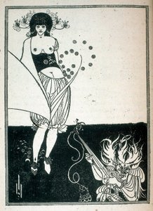 Salomé, ilustración de la obra de teatro escrita por Oscar Wilde de Aubrey Beardsley