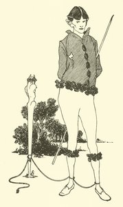 Autorretrato de Aubrey Beardsley