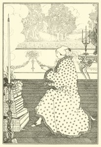 La oración del barón de Aubrey Beardsley