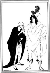 El examen del heraldo de Aubrey Beardsley