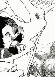 El deslizamiento de tierra, frontispicio de 