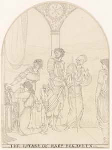 La Letanía de María Magdalena de Aubrey Beardsley