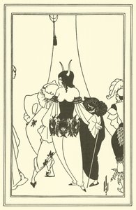 La máscara de la muerte roja de Aubrey Beardsley