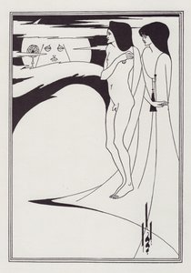 La mujer en la luna de Aubrey Beardsley