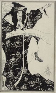 Virgilio el hechicero de Aubrey Beardsley